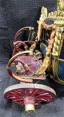 ANTIQUE VICTORIAN STYLE CARRIAGE FOR RESTORATION - ANTIQUE CARRIAGE HAS PAINTED